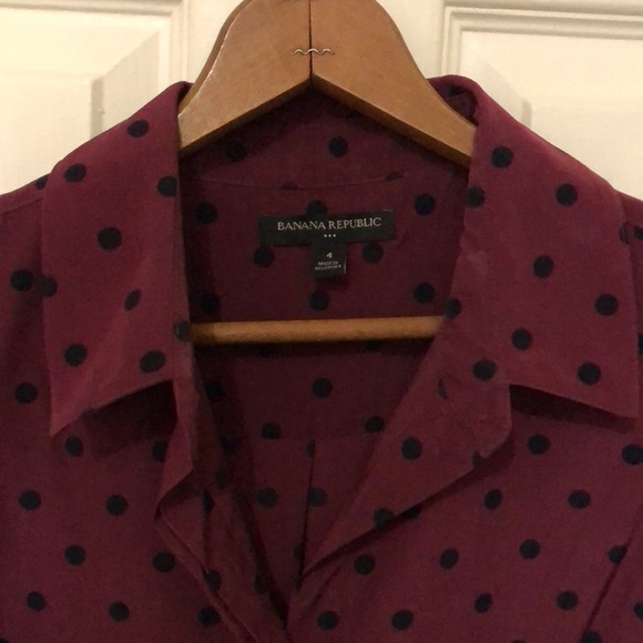 Collared sleeveless polka dot dress - Picture 3 of 5